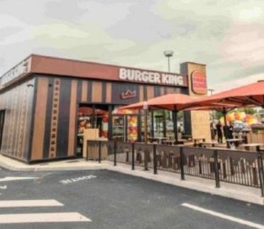 Façade d'un restaurant Burger King